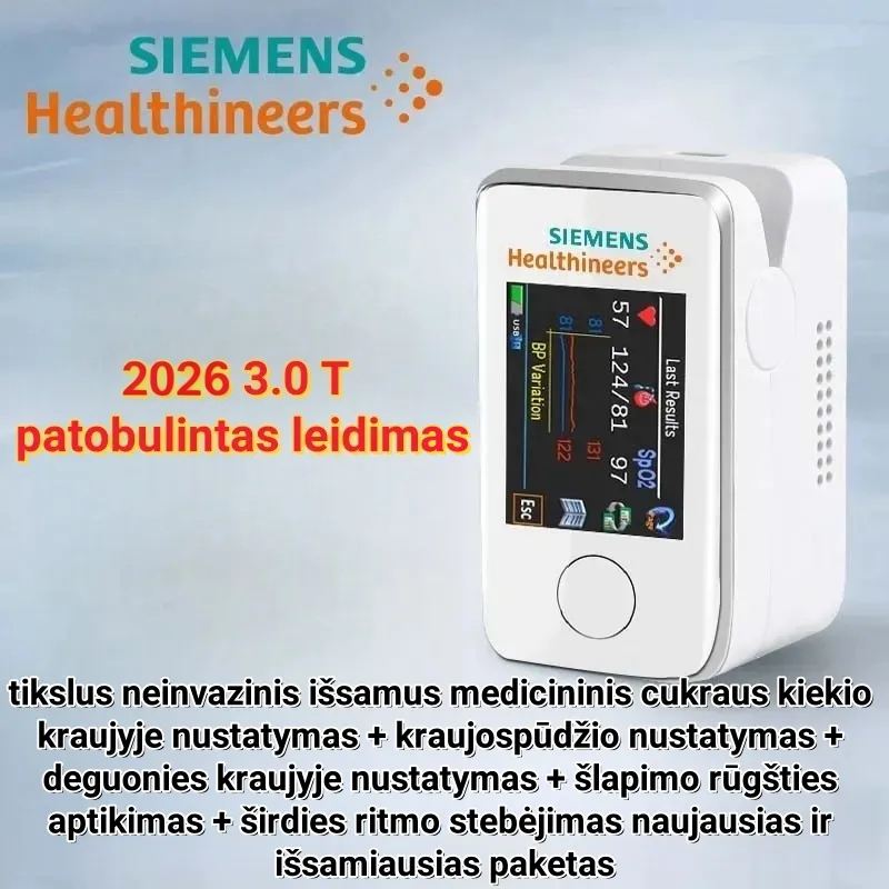 Gimtoji technologija: neinvazinis gliukozės matuoklis be skausmo