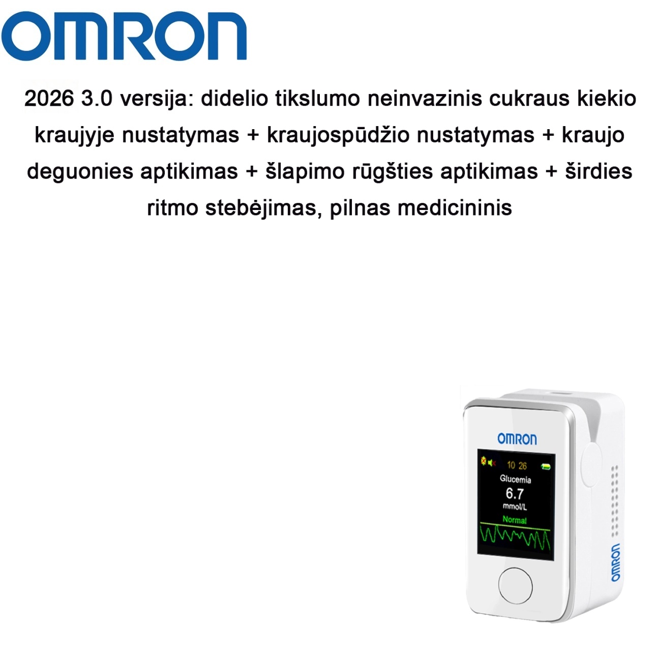 ✨ Be adatų, be skausmo, be streso – 100% komforto gliukozės matavimas! 💙