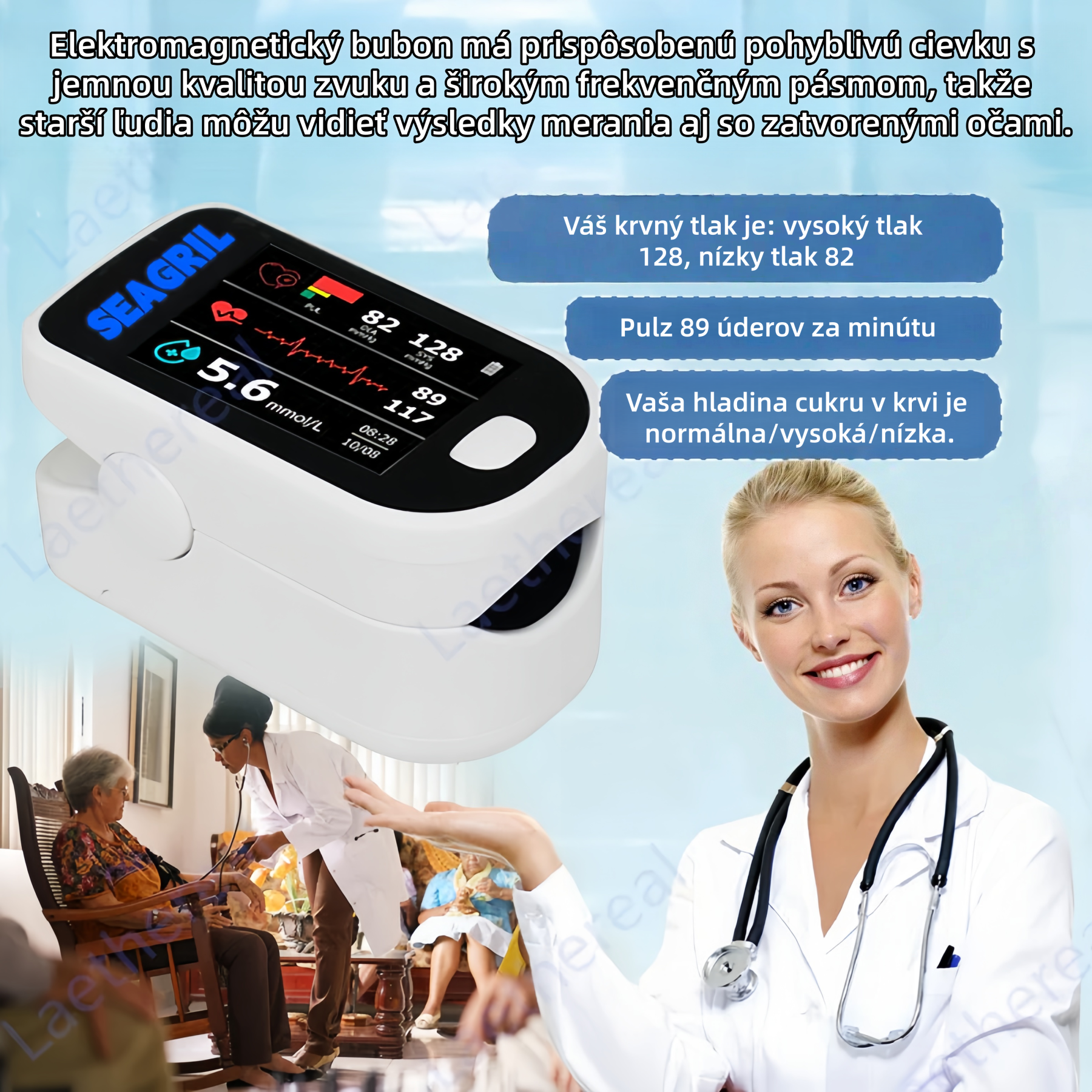 SEAGRIL™ Advanced Non-Invasive Glucose Monitor