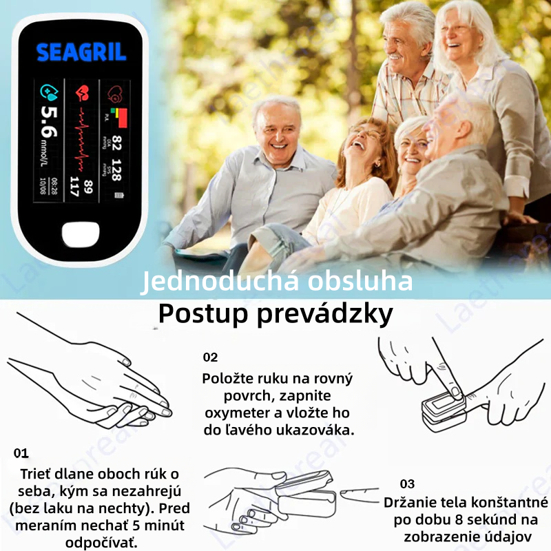 SEAGRIL™ Advanced Non-Invasive Glucose Monitor