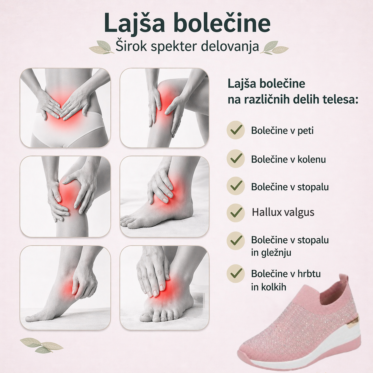 ⏰ Zadnji dan – 50 % popust! Ne zamudite! Ergonomsko oblikovani ortopedski čevlji z blaženjem udarcev. ✅ Zdravi ortopedski čevlji, zasnovani posebej za evropske ženske.
