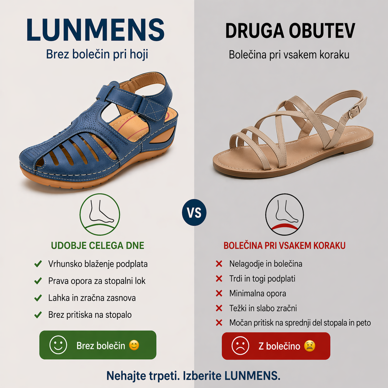 🔥Časno omejen 50 % popust! Poletni ortopedski sandali, ergonomsko oblikovani za udobje in lajšanje bolečin✅