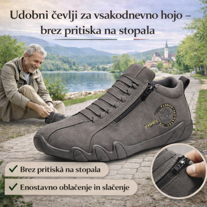 🎁Zadnji dan za 50 % popust, ne zamudite!⏰Izdelano iz avstralske telečje kože🐂Opora za stopala - lajša bolečine v stopalih✅Vodoodporno in nedrseče, udobno za hojo.