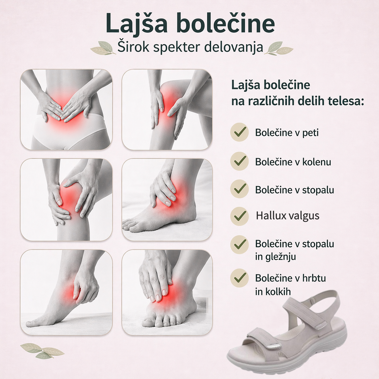 🔥50 % popust danes - ne zamudite priložnosti! Poletni ortopedski sandali, ergonomsko oblikovani ✅ Lajšajo bolečine v stopalih, nedrseči in zračni, nastavljivi Velcro ✅