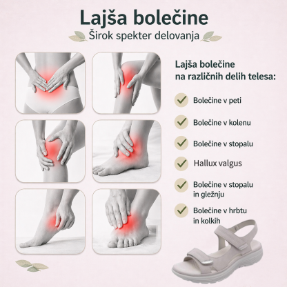 🔥50 % popust danes - ne zamudite priložnosti! Poletni ortopedski sandali, ergonomsko oblikovani ✅ Lajšajo bolečine v stopalih, nedrseči in zračni, nastavljivi Velcro ✅
