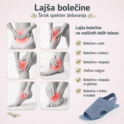 ⏰ Samo danes -50%!  👡 Udobni sandali z oporo za stopalni lok 🦶 Ergonomska zasnova za celodnevno udobje pri hoji ✅