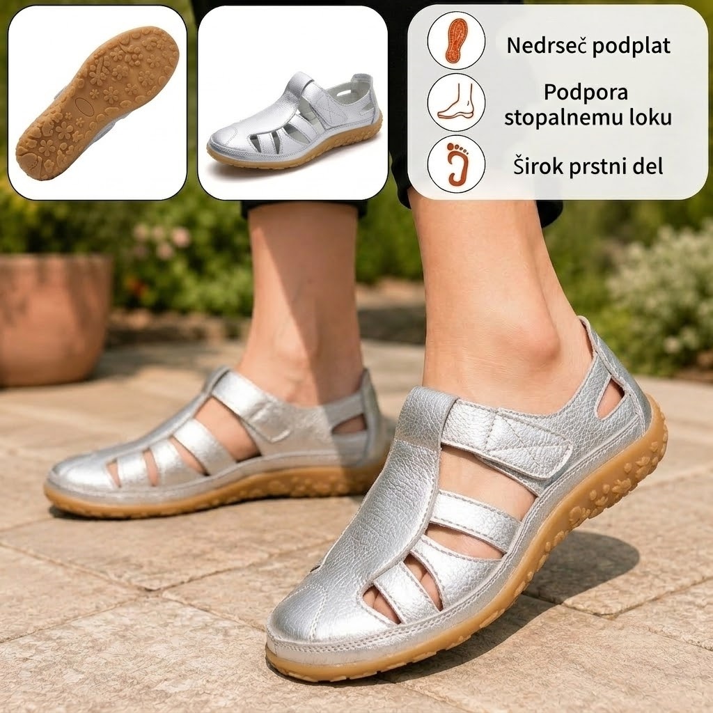 ⏰ Zadnji dan – 50 % popust! Ne zamudite!Ergonomsko oblikovani ortopedski sandali z blaženjem udarcev ✅ Zdravi ortopedski sandali, zasnovani posebej za evropske ženske