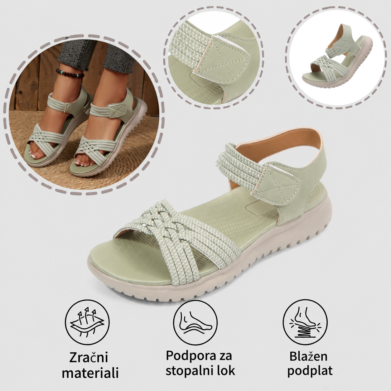 ⏰ Zadnji dan – 50 % popust! Ne zamudite! Ergonomsko oblikovani ortopedski čevlji z blaženjem udarcev. ✅ Zdravi ortopedski čevlji, zasnovani posebej za evropske ženske.