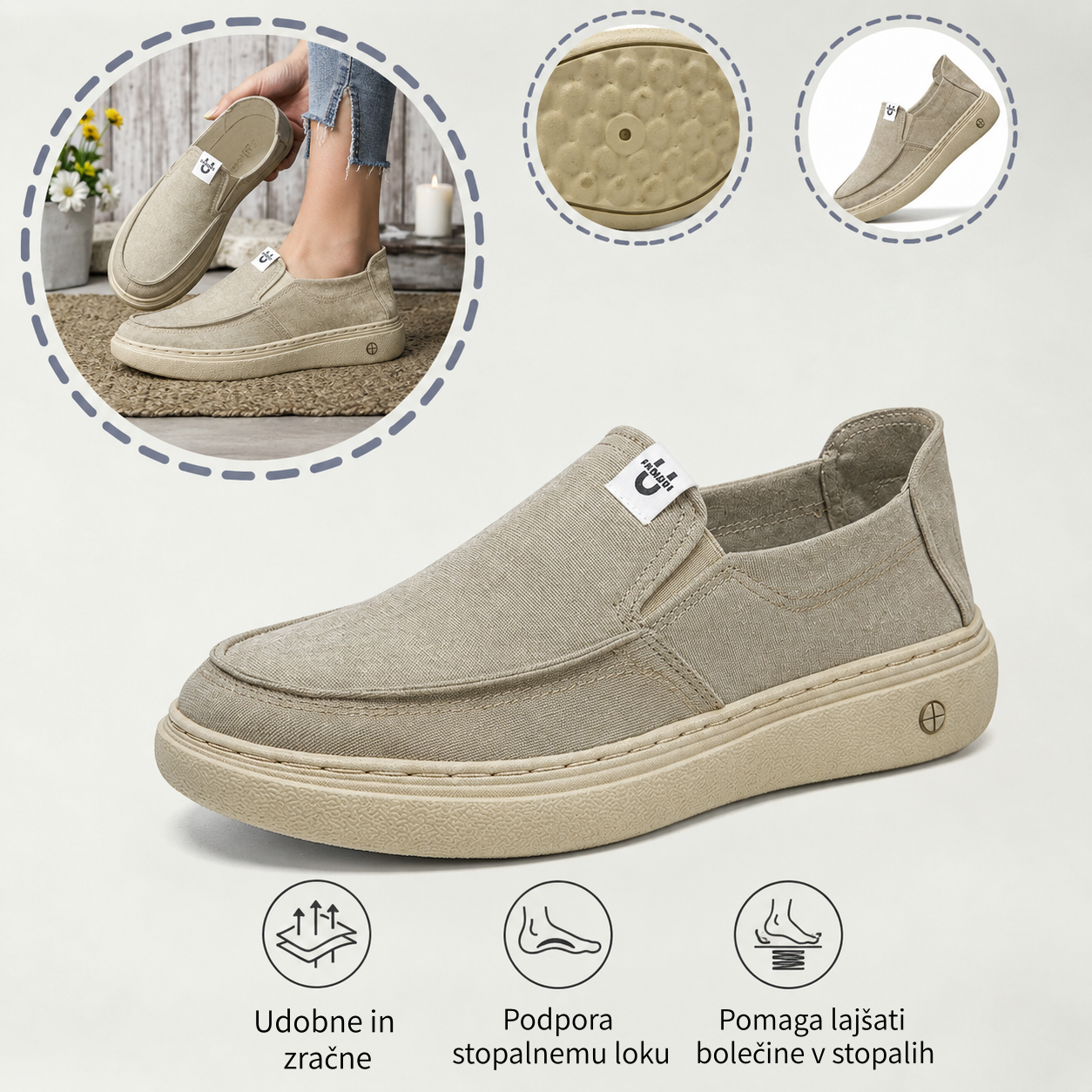 🎁 Posebna ponudba: 50 % popust! 🎁 Ročno šivani moški ortopedski čevlji z ergonomsko zasnovo. ✅ Podpora stopalnemu loku pomaga lajšati bolečine v stopalih.