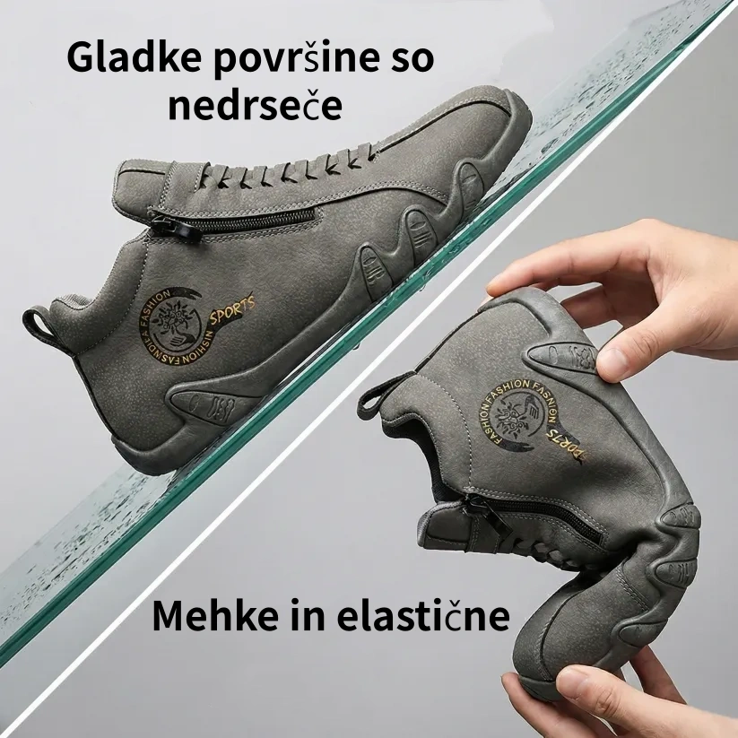 🎁Zadnji dan za 50 % popust, ne zamudite!⏰Izdelano iz avstralske telečje kože🐂Opora za stopala - lajša bolečine v stopalih✅Vodoodporno in nedrseče, udobno za hojo.