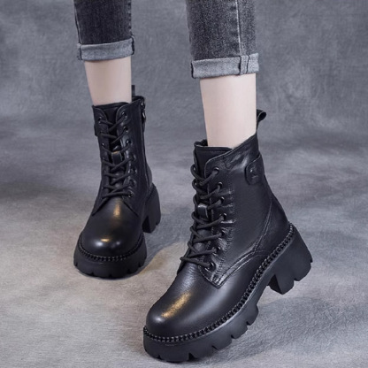 [🎁Halloween Special - danes 50% popust] Ergonomsko oblikovani ženski usnjeni škornji - preprečite večino bolezni stopal 👞Izbran material iz kravjega usnja