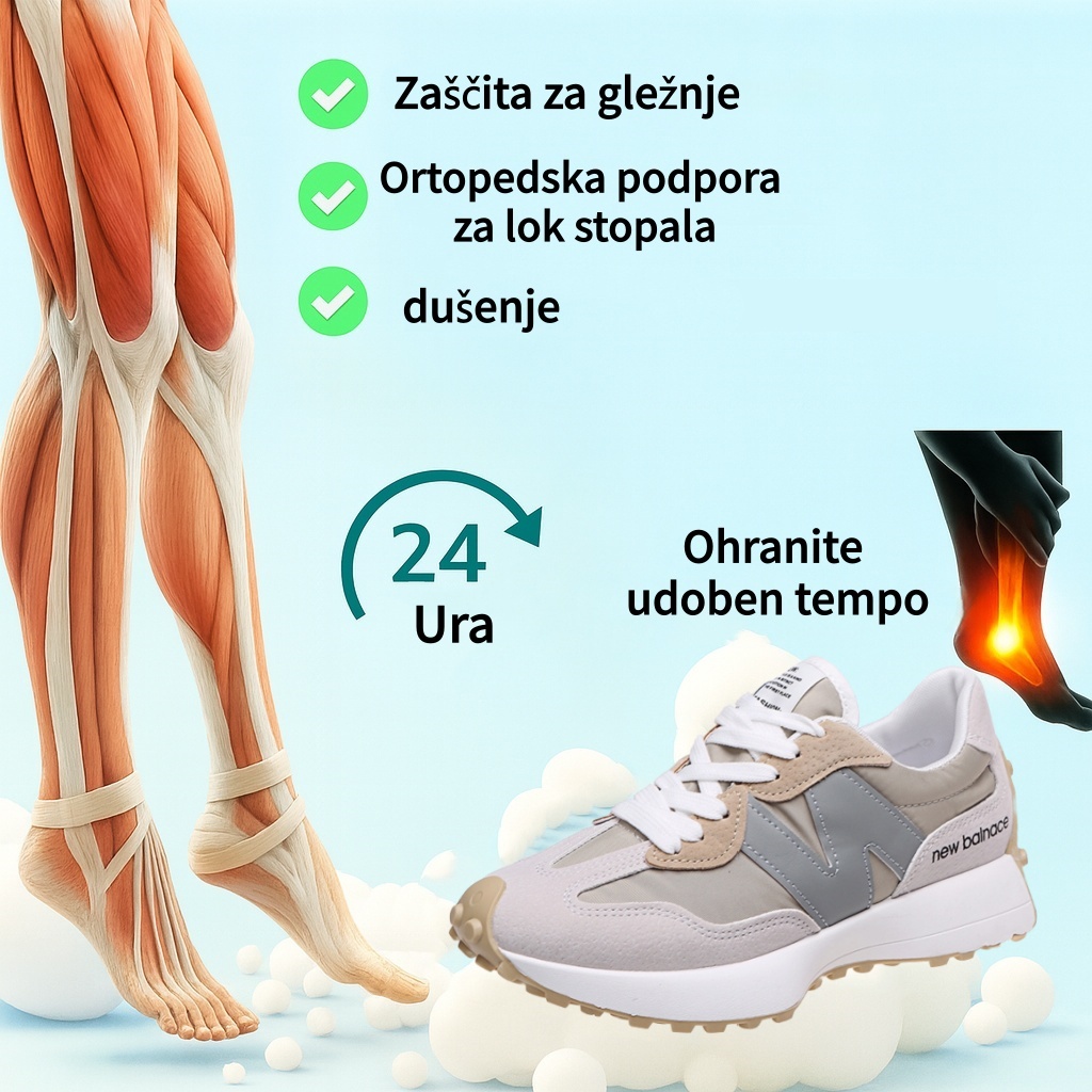 🔥50 % popust! ⏰Ergonomsko oblikovani luksuzni ortopedski čevlji za ženske✅ Mehki, udobni in z odlično oporo🦶 - Učinkovito lajšajo bolečine v stopalih