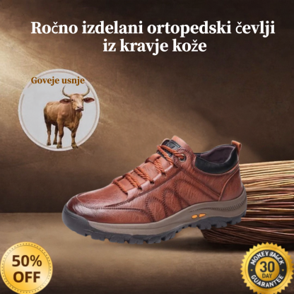 🎁Zadnji dan za 50 % popust, ne zamudite! ⏰Izdelano iz avstralske telečje kože🐂Opora za stopala - lajša bolečine v stopalih✅Vodoodporno in nedrseče, udobno za hojo.