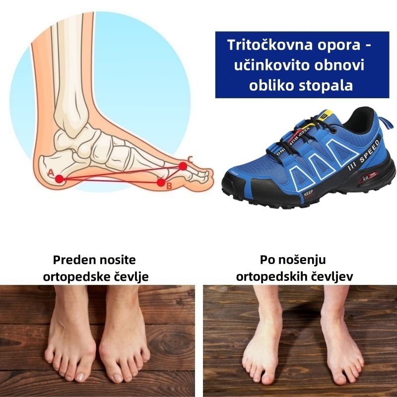 Ortopedski čevlji Lunmens® – ergonomsko oblikovani za lajšanje bolečin v hrbtu, stopalih in sklepih – unisex