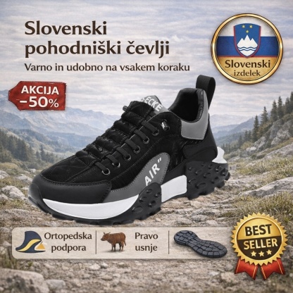 🔥Zadnji dan! 50 % popust! ⏰Ergonomsko oblikovani čevlji za prosti čas ✅ Mehki in udobni, z odlično oporo🦶 Učinkovito lajšajo bolečine v stopalih