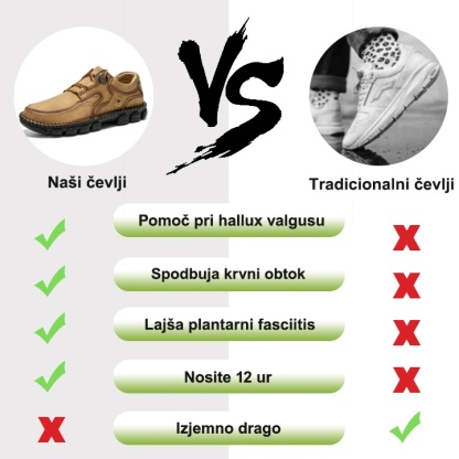 【🔥Danes 50 % popusta - ne zamudite】 Ergonomsko oblikovani ortopedski čevlji - zlahka se znebite bolečin v stopalih👞