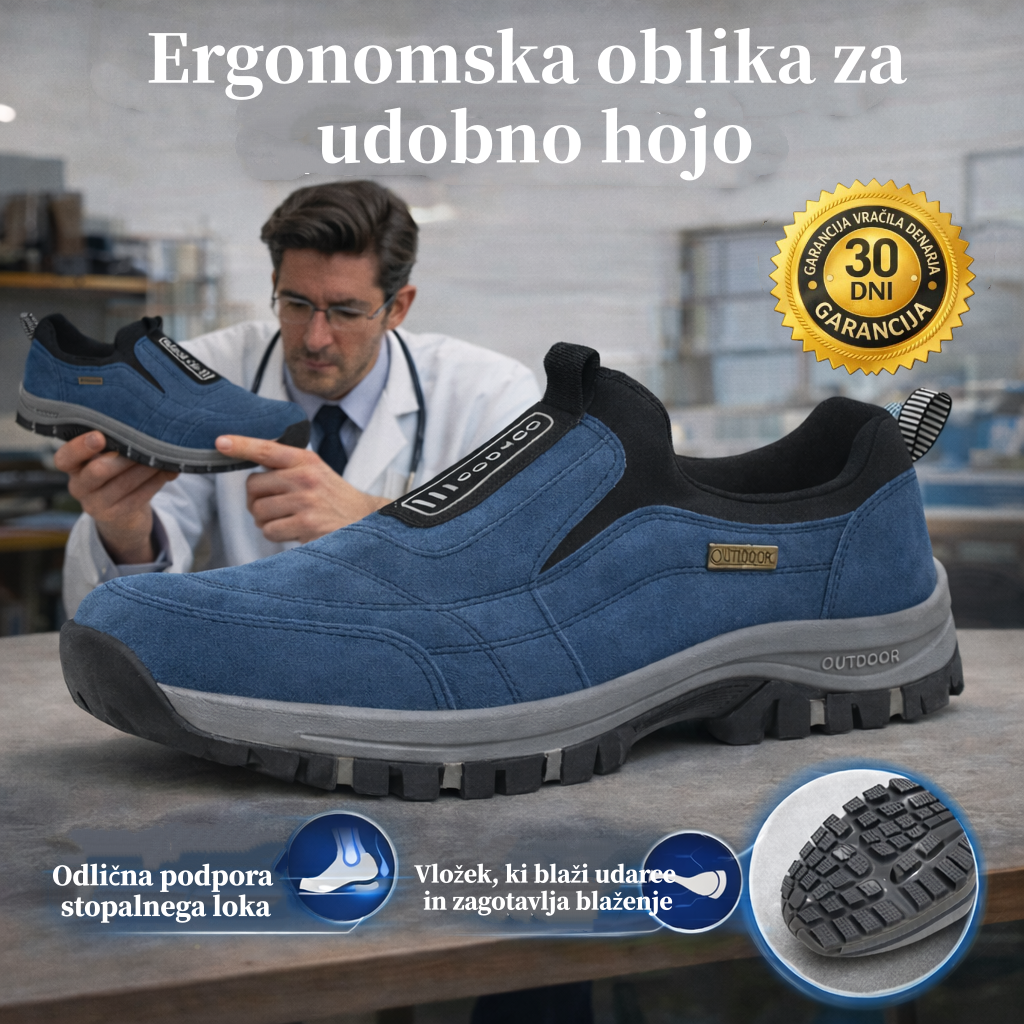 🔷50 % popusta danes - Ne zamudite!⏰ Ortopedski semiš čevlji luksuzne avstralske znamke, mehki, udobni in z odlično oporo 🦶 Lajšajo bolečine v stopalih.