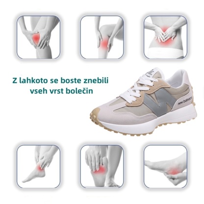 🔥50 % popust! ⏰Ergonomsko oblikovani luksuzni ortopedski čevlji za ženske✅ Mehki, udobni in z odlično oporo🦶 - Učinkovito lajšajo bolečine v stopalih