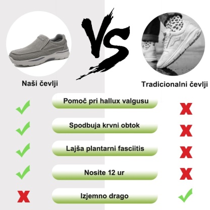 【🔥Danes 50 % popust - ne zamudite】 Ergonomsko oblikovani ortopedski čevlji - z lahkoto se znebite bolečin v stopalih👞