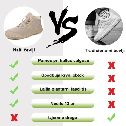 【🔥Danes 50 % popust - ne zamudite】Ergonomsko oblikovani ortopedski čevlji - lajšanje bolečin + plišasta toplota 👞