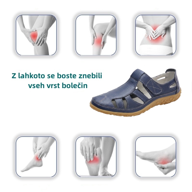 ⏰ Zadnji dan – 50 % popust! Ne zamudite!Ergonomsko oblikovani ortopedski sandali z blaženjem udarcev ✅ Zdravi ortopedski sandali, zasnovani posebej za evropske ženske