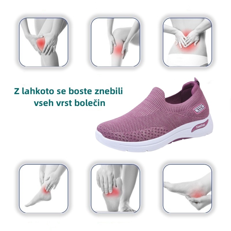⏰ Zadnji dan – 50 % popust! Ne zamudite! Ergonomsko oblikovani ortopedski čevlji z blaženjem udarcev. ✅ Zdravi ortopedski čevlji, zasnovani posebej za evropske ženske.
