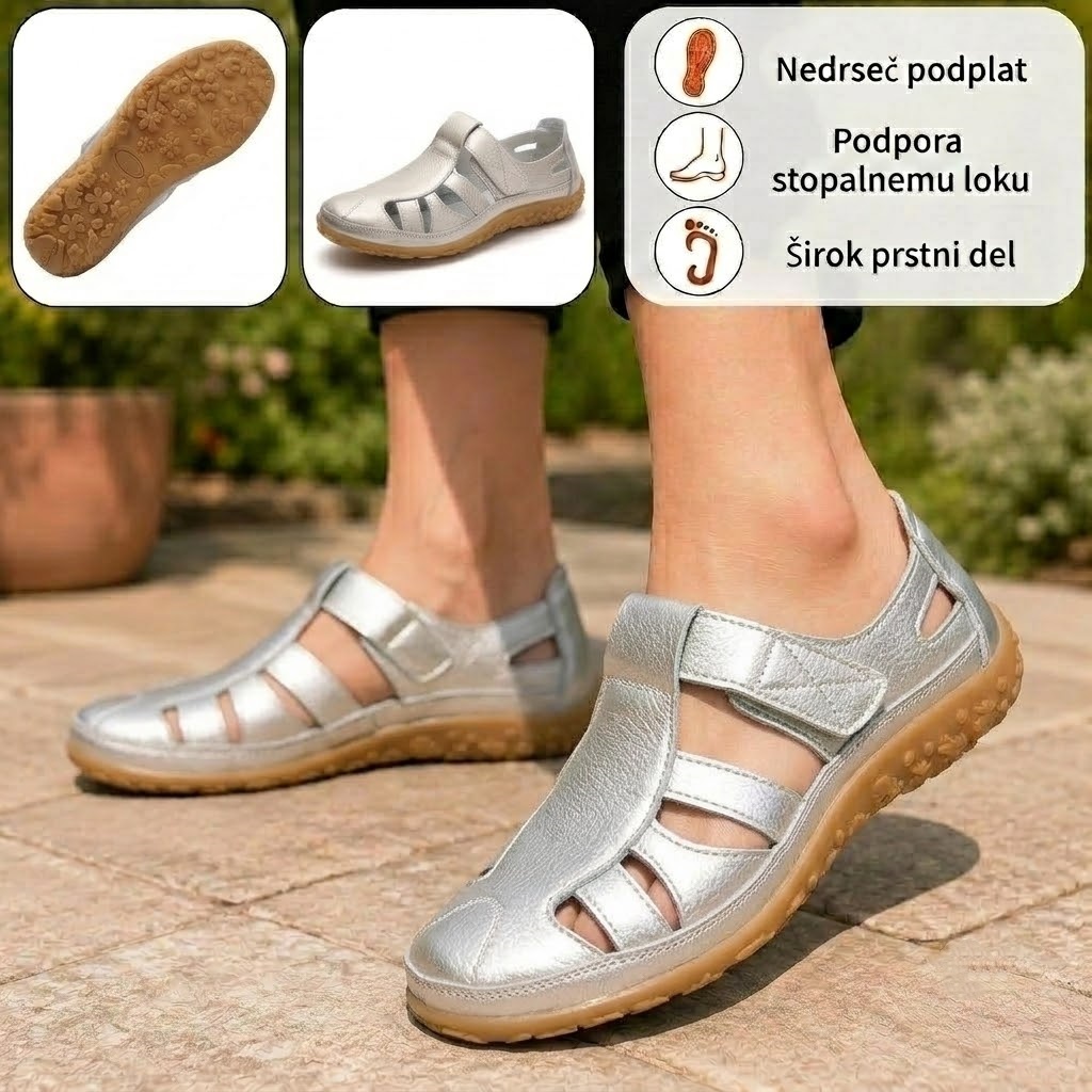 ⏰ Zadnji dan – 50 % popust! Ne zamudite!Ergonomsko oblikovani ortopedski sandali z blaženjem udarcev ✅ Zdravi ortopedski sandali, zasnovani posebej za evropske ženske