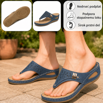 ⏰ Zadnji dan – 50 % POPUST! Ne zamudite! ✅️ Udobni sandali z oporo stopalnemu loku – ergonomsko oblikovani za lajšanje bolečin v stopalih.