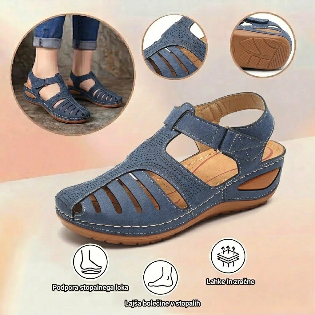 🔥Časno omejen 50 % popust! Poletni ortopedski sandali, ergonomsko oblikovani za udobje in lajšanje bolečin✅