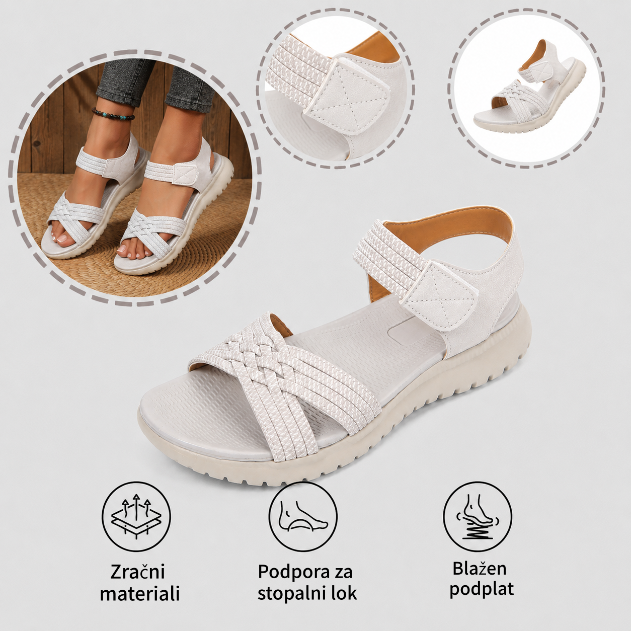 ⏰ Zadnji dan – 50 % popust! Ne zamudite! Ergonomsko oblikovani ortopedski čevlji z blaženjem udarcev. ✅ Zdravi ortopedski čevlji, zasnovani posebej za evropske ženske.