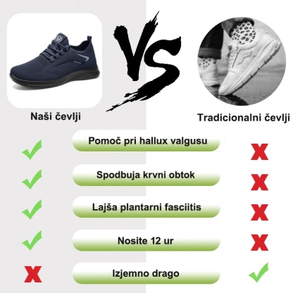 【🎁Danes 50 % popusta - ne zamudite】 Ergonomsko oblikovani ortopedski čevlji - lajšanje bolečin v sklepih👞 Zmanjša pritisk pri hoji