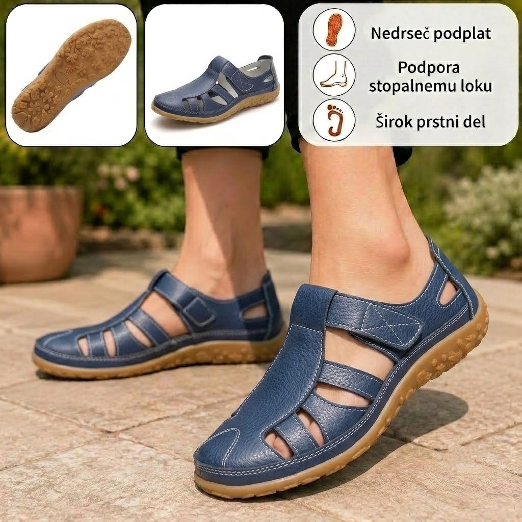 ⏰ Zadnji dan – 50 % popust! Ne zamudite!Ergonomsko oblikovani ortopedski sandali z blaženjem udarcev ✅ Zdravi ortopedski sandali, zasnovani posebej za evropske ženske