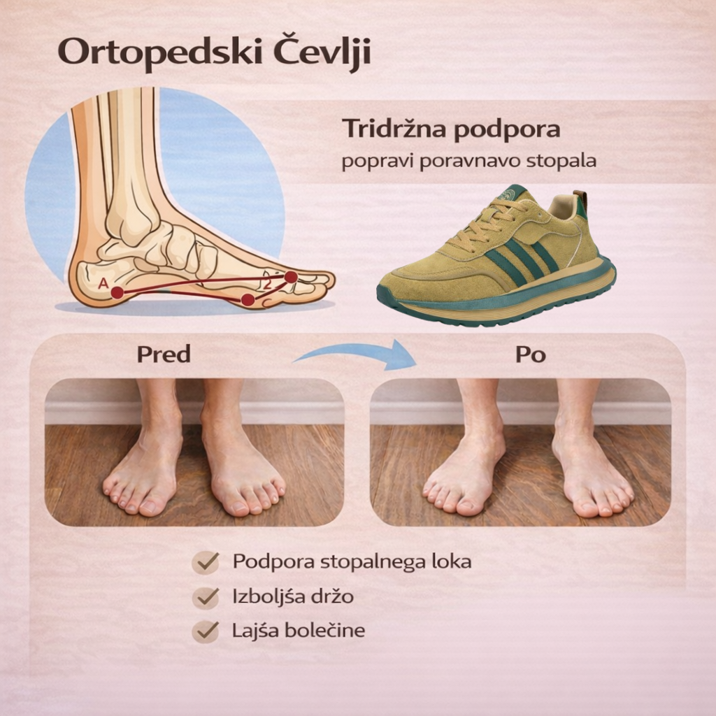 holious® Ortopedski udobni semiš čevlji ✅razbremenijo stopala in so nedrseči za varno hojo | 🎁DANES −50%