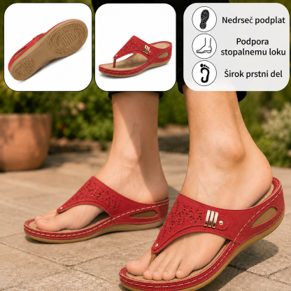 ⏰ Zadnji dan – 50 % POPUST! Ne zamudite! ✅️ Udobni sandali z oporo stopalnemu loku – ergonomsko oblikovani za lajšanje bolečin v stopalih.