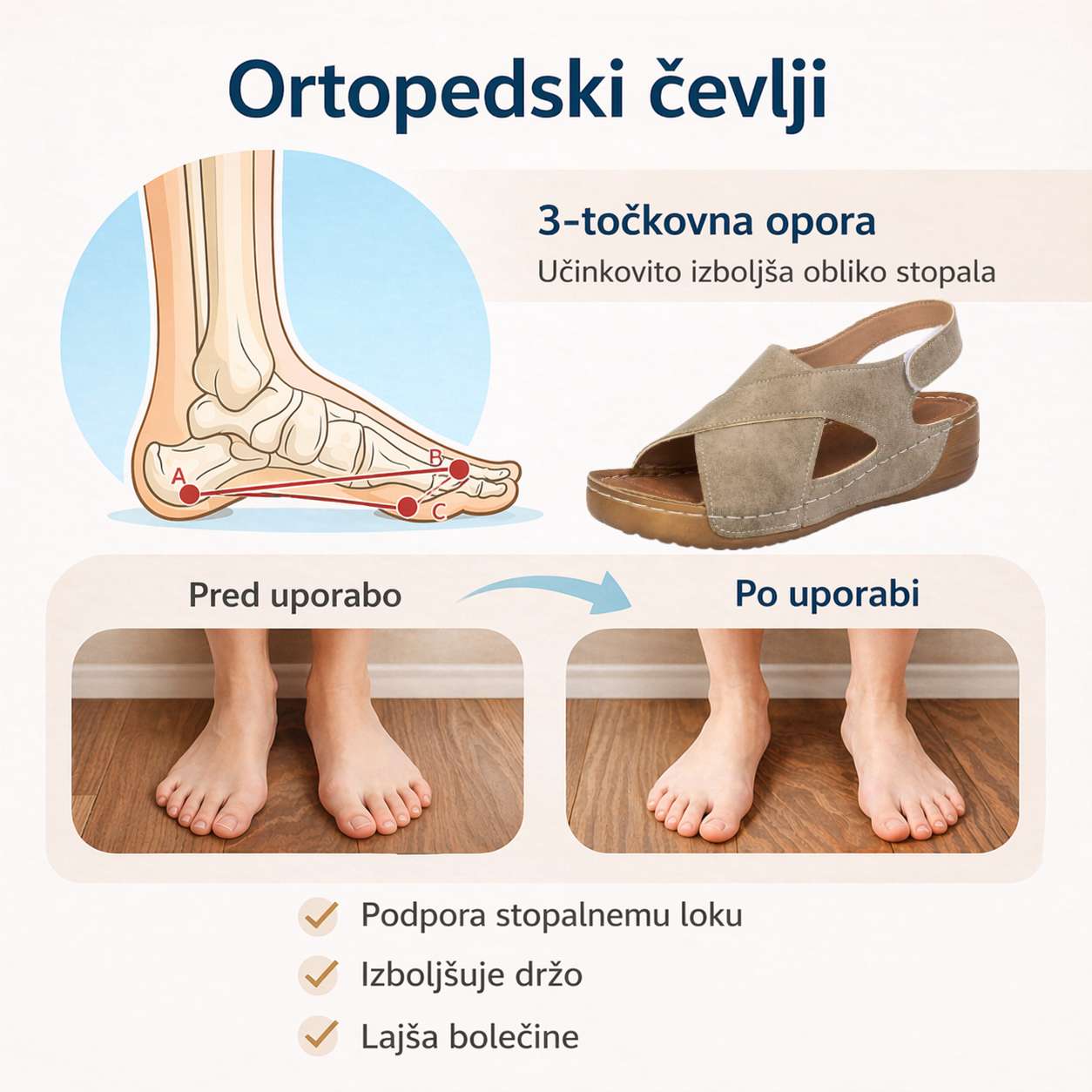🔥 Danes za polovično ceno – ne zamudite! Ergonomski ortopedski poletni sandali ✅ Lajšanje bolečin, udobni in zračni; nastavljiv dizajn z ježkom ✅