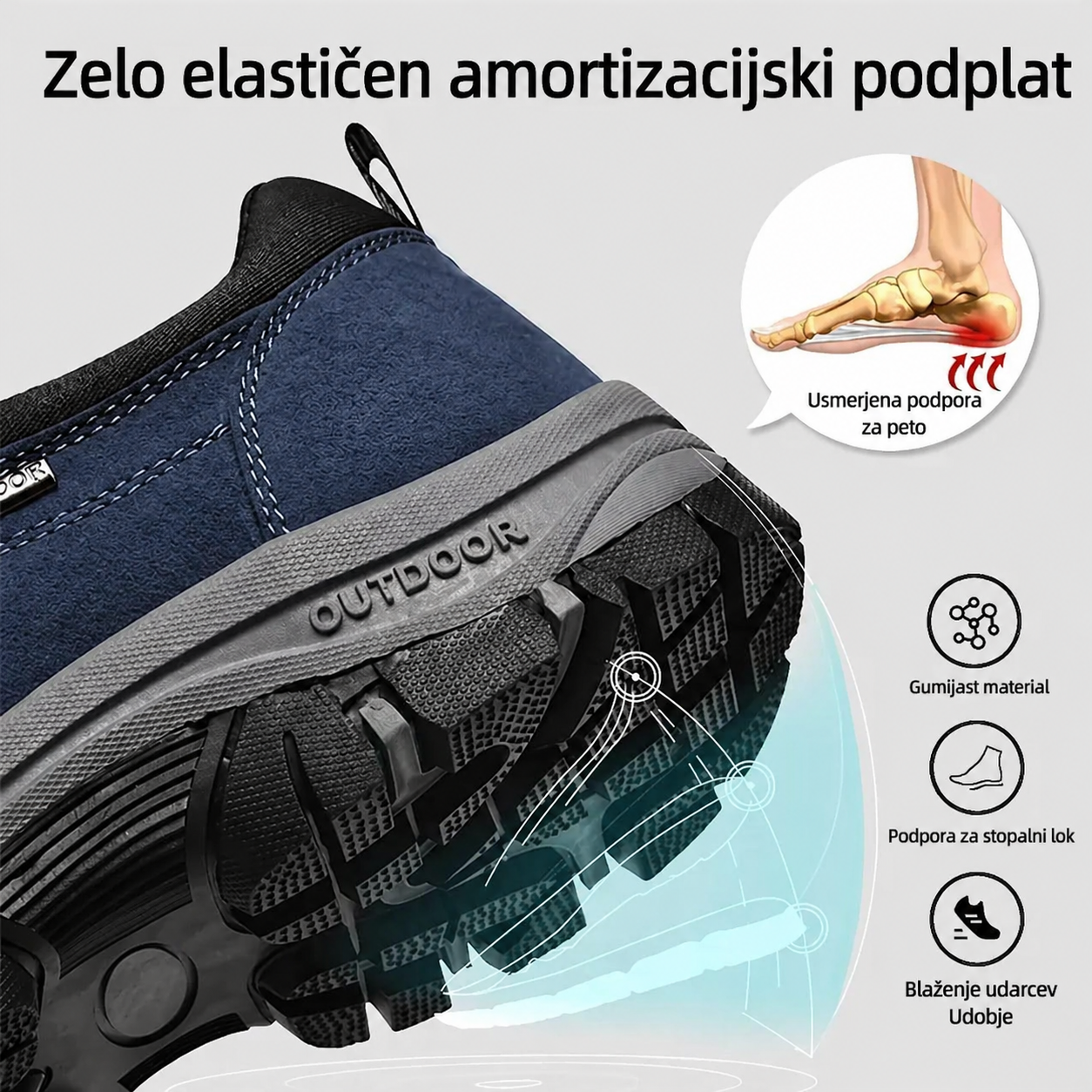 🔴Visokokakovostni čevlji iz semiša🦶Blajšajo bolečine v stopalih in plantarni fasciitis - Vodoodporni in nedrseči✅Celoten izbor velikosti