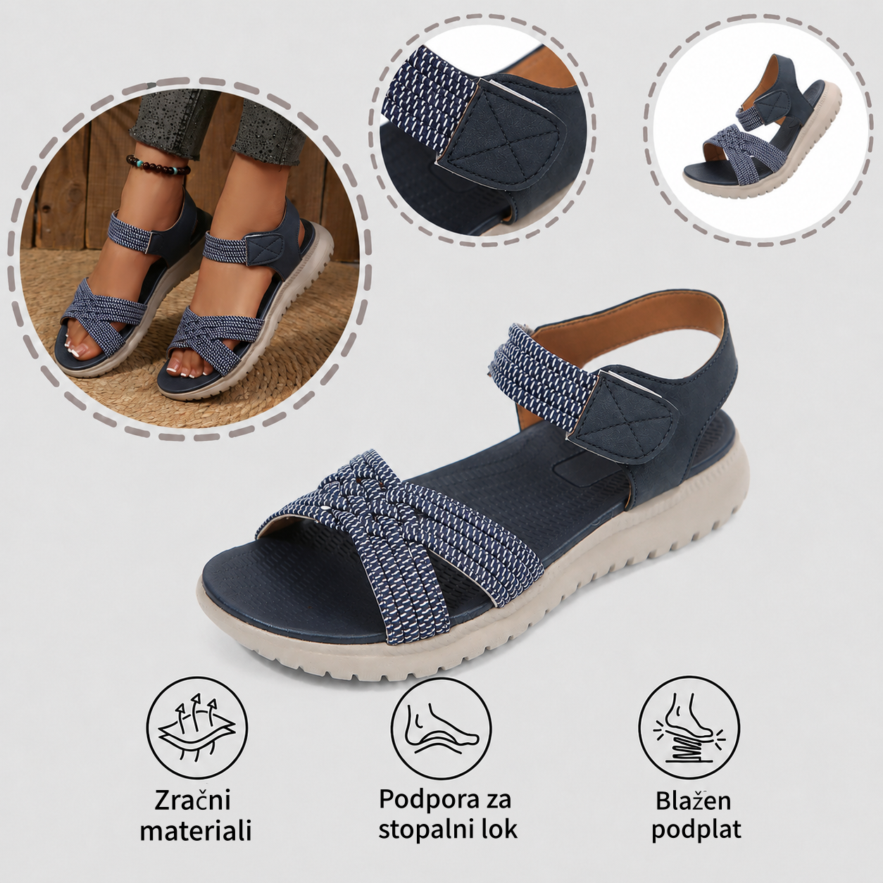 ⏰ Zadnji dan – 50 % popust! Ne zamudite! Ergonomsko oblikovani ortopedski čevlji z blaženjem udarcev. ✅ Zdravi ortopedski čevlji, zasnovani posebej za evropske ženske.