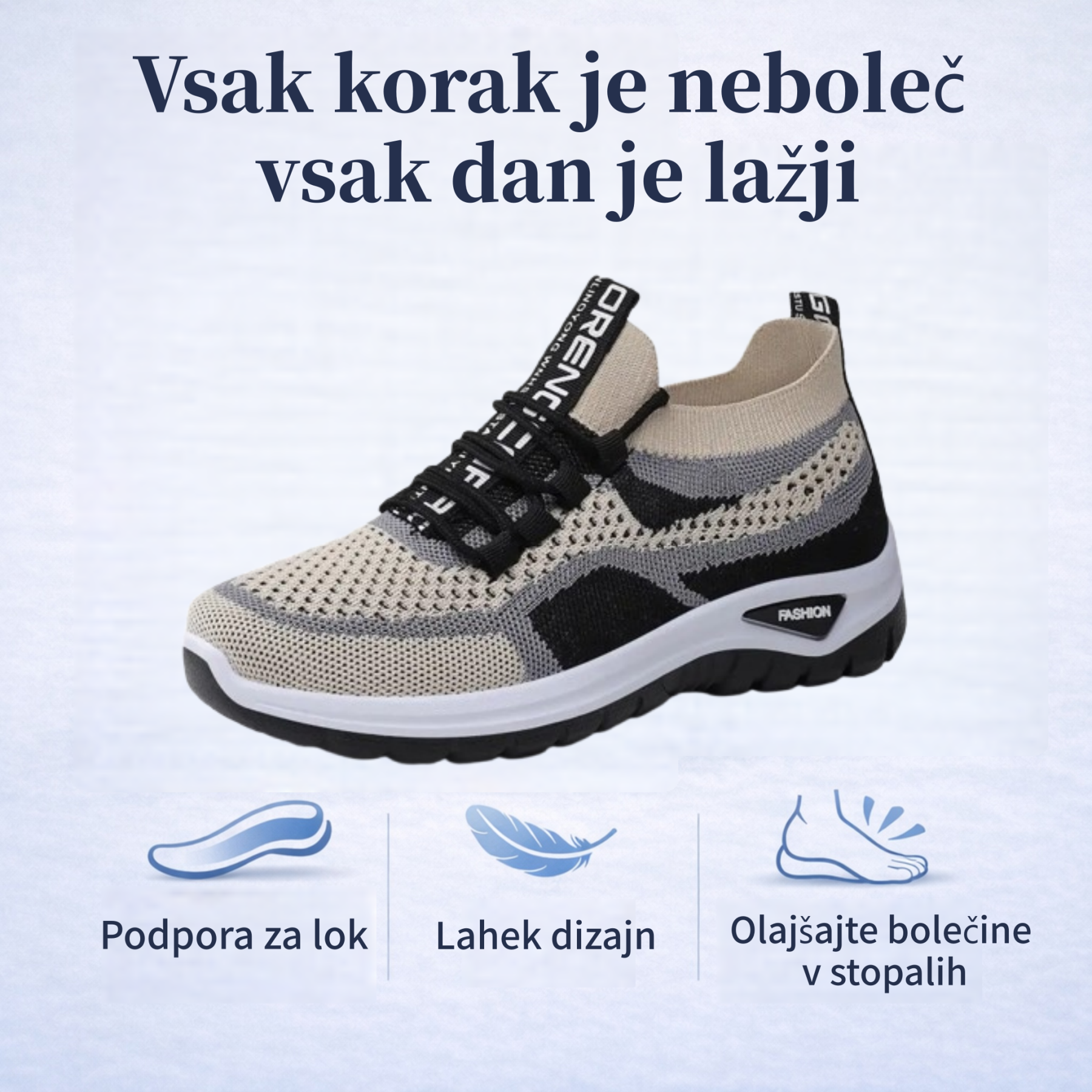 🔥70 % popusta danes - Ne zamudite! ⏰ Ergonomsko oblikovani ortopedski čevlji - zasnova za podporo stopalnega loka 👞 Preprosto lajšanje bolečin v stopalih