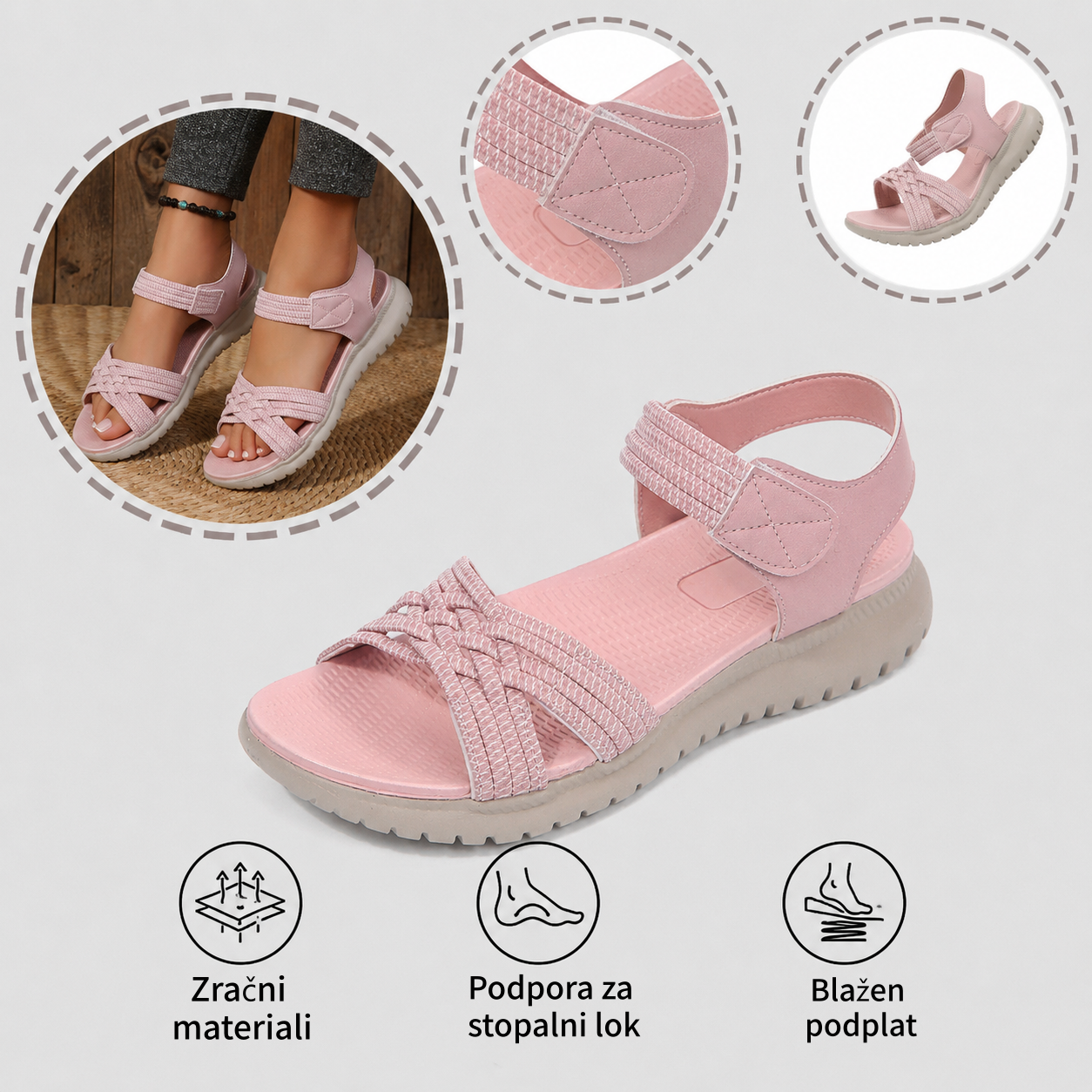 ⏰ Zadnji dan – 50 % popust! Ne zamudite! Ergonomsko oblikovani ortopedski čevlji z blaženjem udarcev. ✅ Zdravi ortopedski čevlji, zasnovani posebej za evropske ženske.