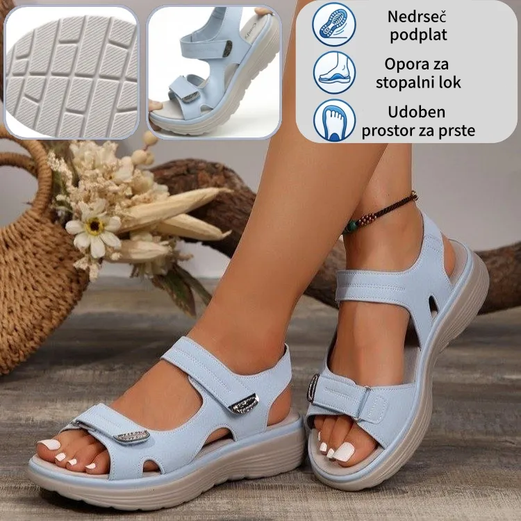 ⏰ Zadnji dan – 50 % POPUST! Ne zamudite! ✅️ Udobni sandali z oporo stopalnemu loku – ergonomsko oblikovani za lajšanje bolečin v stopalih.