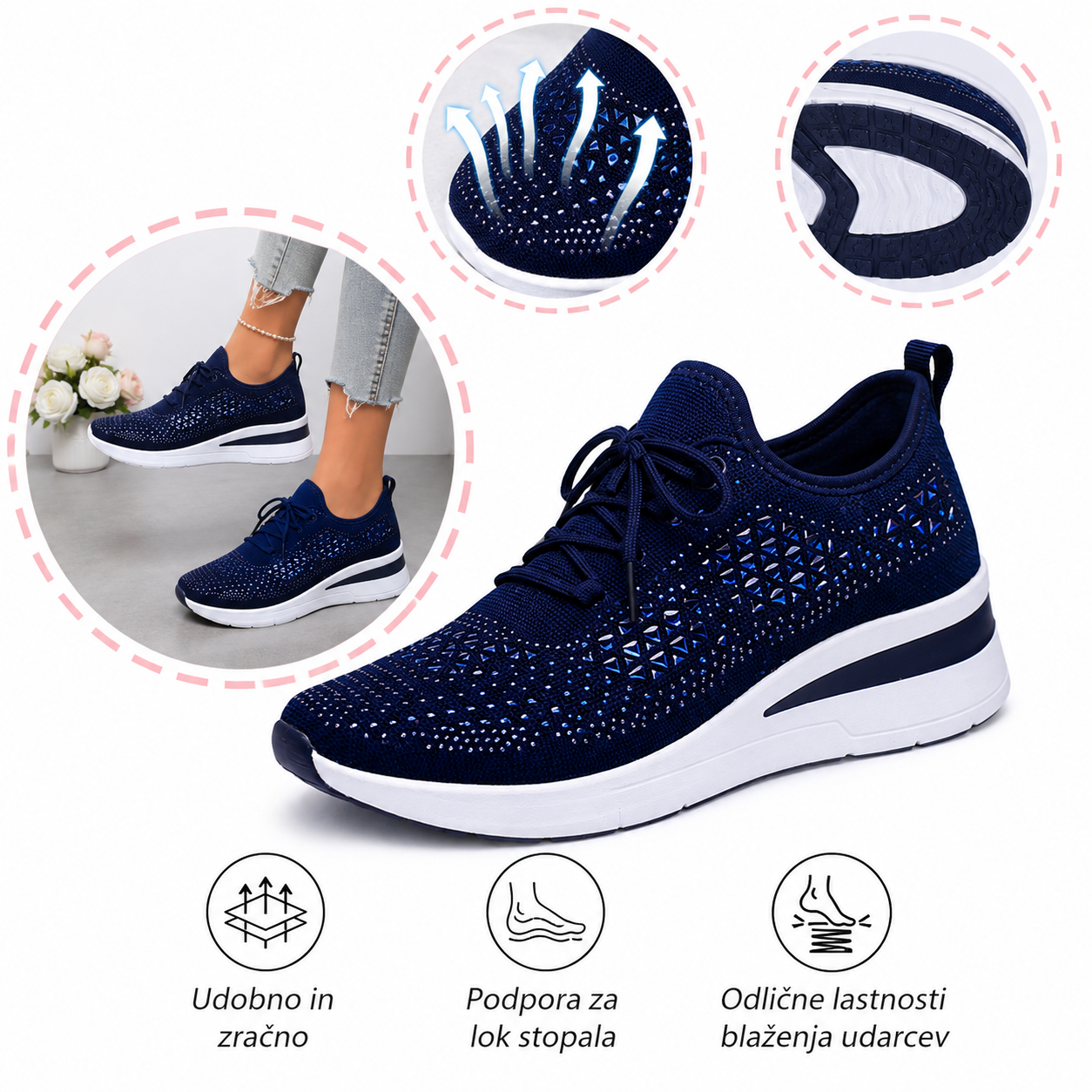 🔥 50 % POPUSTA še danes – Ne zamudite! ⏰ Ergonomsko oblikovani ortopedski čevlji – s podporo za stopalni lok 👞 Brez napora lajšajte bolečine v stopalih