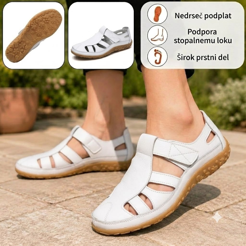 ⏰ Zadnji dan – 50 % popust! Ne zamudite!Ergonomsko oblikovani ortopedski sandali z blaženjem udarcev ✅ Zdravi ortopedski sandali, zasnovani posebej za evropske ženske