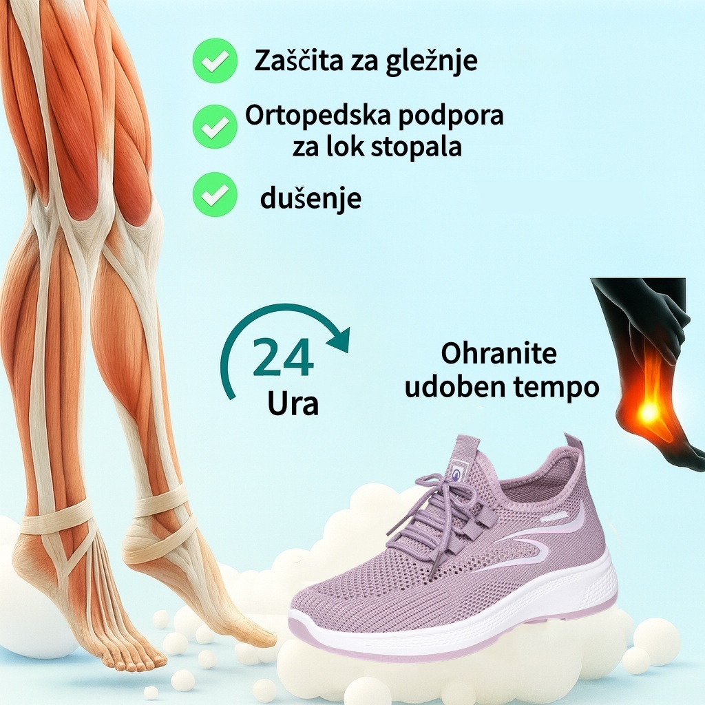⏰ Zadnji dan – 50 % popust! Ne zamudite! Ergonomsko oblikovani ortopedski čevlji z blaženjem udarcev. ✅ Zdravi ortopedski čevlji, zasnovani posebej za evropske ženske.