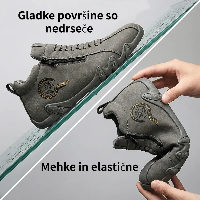 🎁Zadnji dan za 50 % popust, ne zamudite!⏰Izdelano iz avstralske telečje kože🐂Opora za stopala - lajša bolečine v stopalih✅Vodoodporno in nedrseče, udobno za hojo.