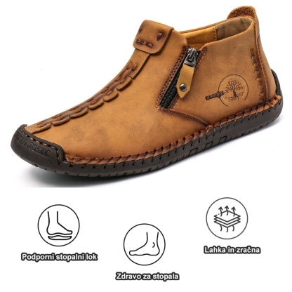 【🔥Danes 50 % popust - ne zamudite】Ergonomsko oblikovani ortopedski čevlji - vrhunsko usnje + ročno šivani👞