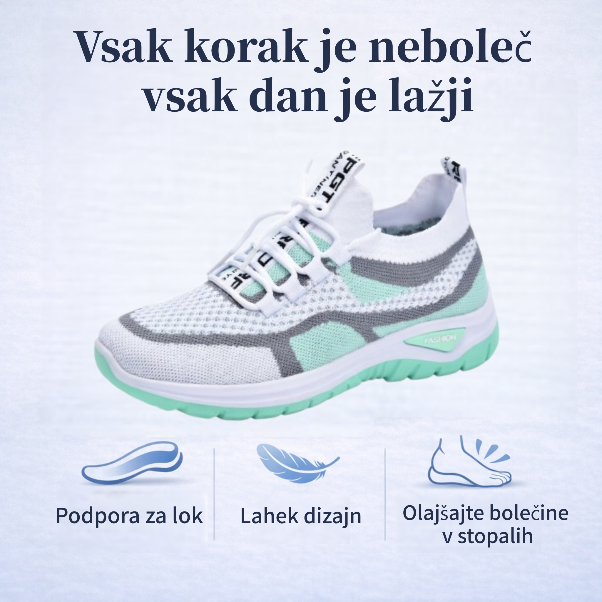 🔥70 % popusta danes - Ne zamudite! ⏰ Ergonomsko oblikovani ortopedski čevlji - zasnova za podporo stopalnega loka 👞 Preprosto lajšanje bolečin v stopalih