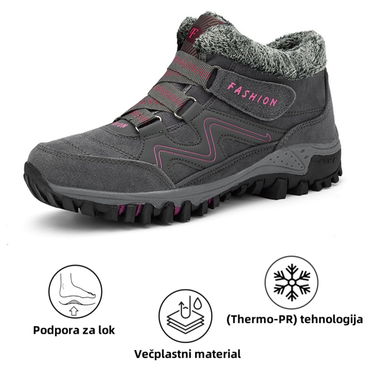 🎁Zgodnja zimska predprodaja - 50% popust - Moški in ženski zimski topli škornji za sneg🥾 - Ergonomska oblika