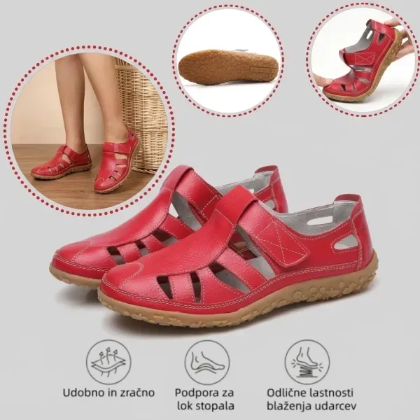🔥50 % popust danes - ne zamudite priložnosti! Poletni ortopedski sandali, ergonomsko oblikovani ✅ Lajšajo bolečine v stopalih, nedrseči in zračni, nastavljivi Velcro ✅