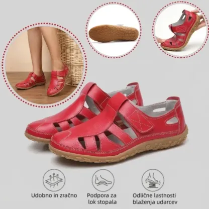 🔥50 % popust danes - ne zamudite priložnosti! Poletni ortopedski sandali, ergonomsko oblikovani ✅ Lajšajo bolečine v stopalih, nedrseči in zračni, nastavljivi Velcro ✅