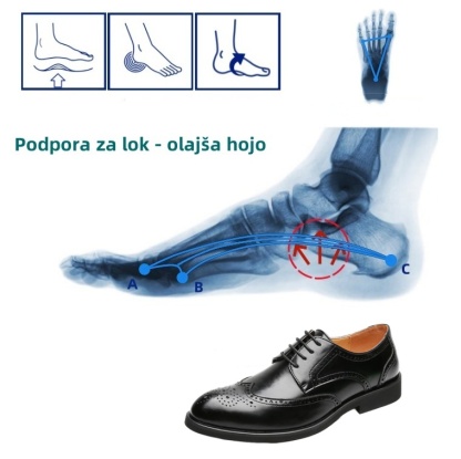 【🎁Danes 50 % popusta - ne zamudite】 Ergonomsko oblikovani ortopedski čevlji - lajšanje bolečin v sklepih👞 Zmanjša pritisk pri hoji